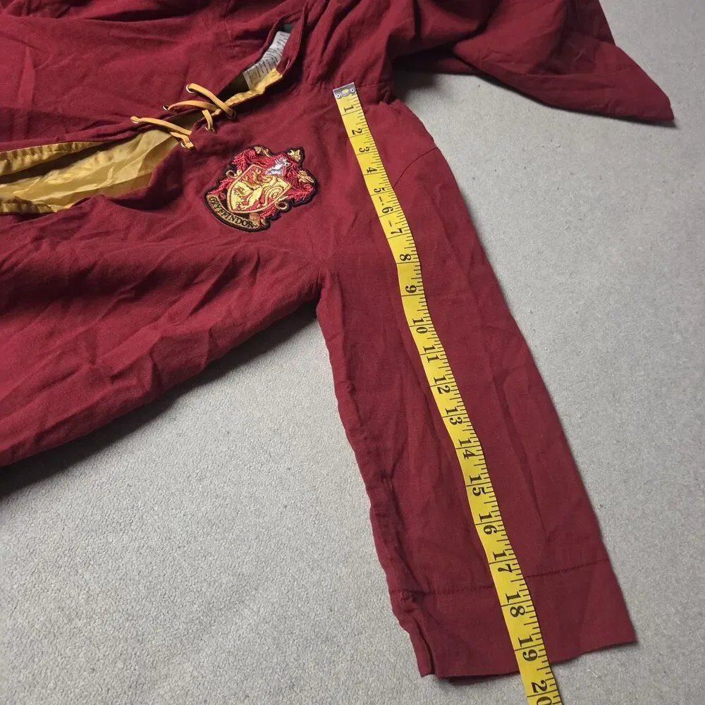 Gryffindor Deluxe Quidditch Robe Harry Potter Red Kids One Size Burgundy Costume